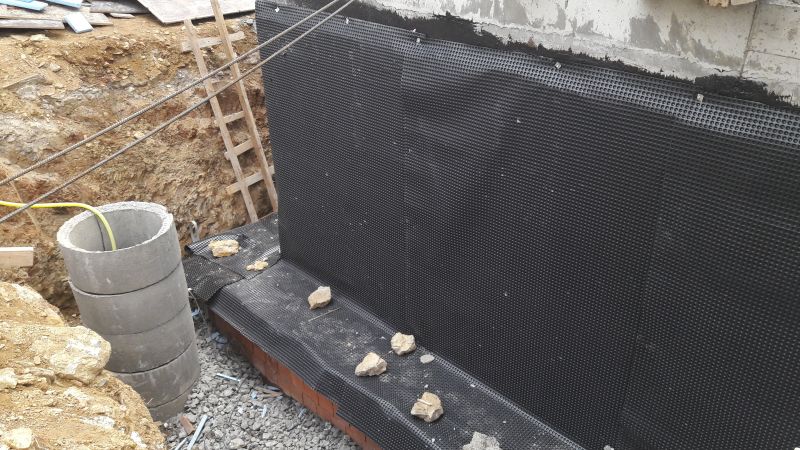 Waterproofing Membrane Setup